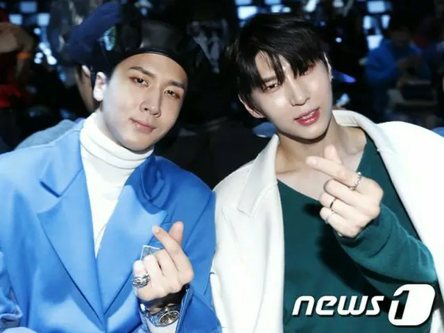 VIXX ラビ＆レオ、pushBUTTONファッションショーに出席。