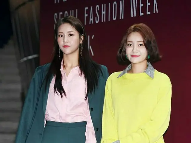 AOA ユナ＆ヘジョン、STUDIO Kファッションショーに出席。
