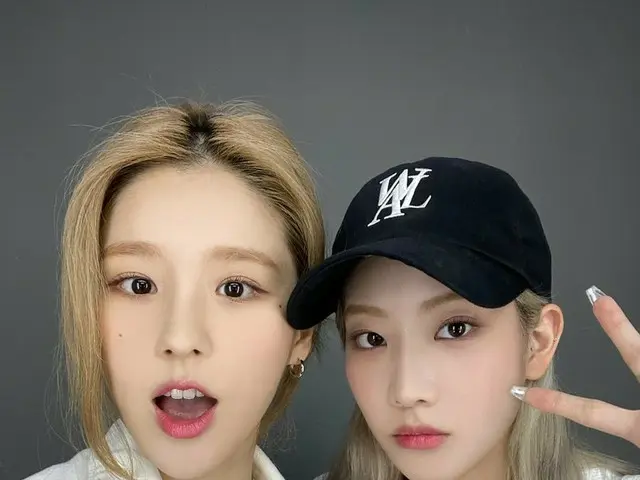 【t公式】今月の少女(Loona)、[ #金立/ #KimLip]ヒジンがが見つかったおいしい桃かき氷も食べて気持ちよく宿泊施設に戻った🐰💗🦉  #今月の