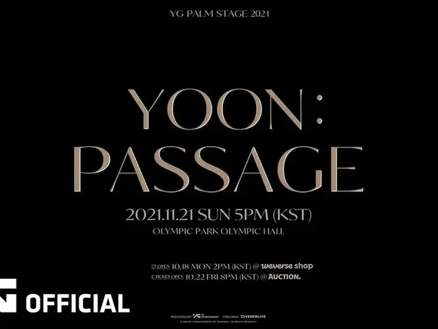 【d公式yg】#KANGSEUNGYOON 1ST SOLO CONCERT 📖THEPASSAGE ON YOON'SPAGE📖 -  2021.11.2
