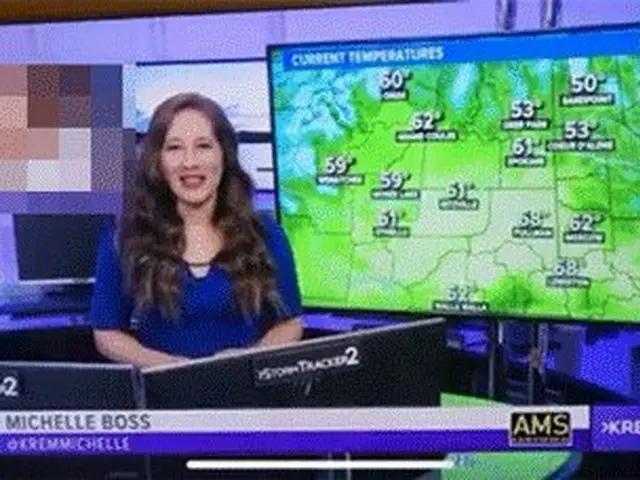 アメリカの地方局で生放送中にモニターに女性の裸体が映し出されるハプニング