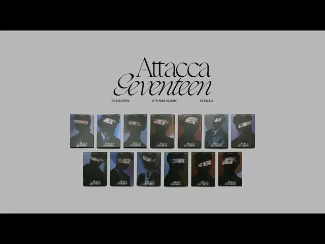 【公式】SEVENTEEN、SEVENTEEN 9th Mini Album「Attacca」(CARAT VER