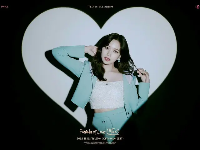 「TWICE」、3rd Full Album「Formula of Love: O+T=<3」コンセプト写真公開～2