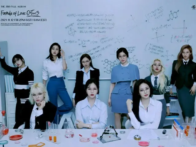 TWICE、3rdフルアルバム「Formula of Love: O+T=<3」の予約販売が63万枚を突破