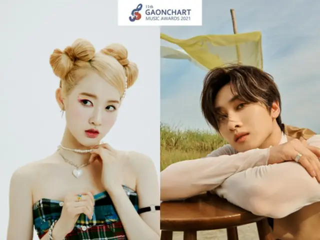 「STAYC」シウン＆_ウニョク(SUPER JUNIOR)、2022年1月27日開催の第11回ガオンチャートミュージックアワーズのMCに