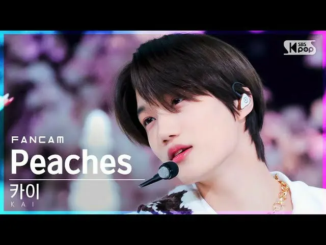 【公式sb1】【安房1列_】カイ「Peaches」(KAI FanCam)│@SBS 人気歌謡_2021.12.05