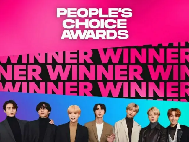 BTS(防弾少年団)、アメリカの音楽・映画・TV授賞式「47th People's Choice Awards」で3冠