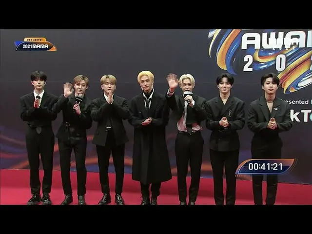 【公式mnk】[2021 MAMA] Red Carpet with Stray Kids_ _  | Mnet 211211放送  