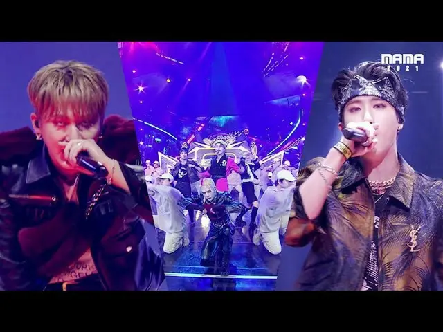 【公式mnk】[2021 MAMA] Stray Kids_ _  - Hey、モンスター！ + Thunderous(Hero ver.)| Mnet 211