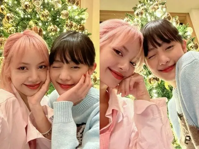 (G)I-DLE MINNIE ＆ BLACKPINK LISA、ツーショット写真が話題。