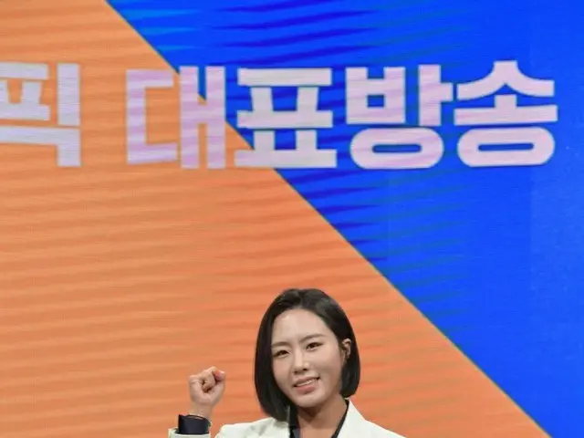 KangNam の妻で元スピードスケート韓国代表のイ・サンファ、北京冬季五輪KBS放送団記者会見に出席。