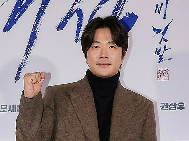 俳優クォン・サンウ、映画「パイレーツ2」マスコミ試写会＆記者懇談会に出席