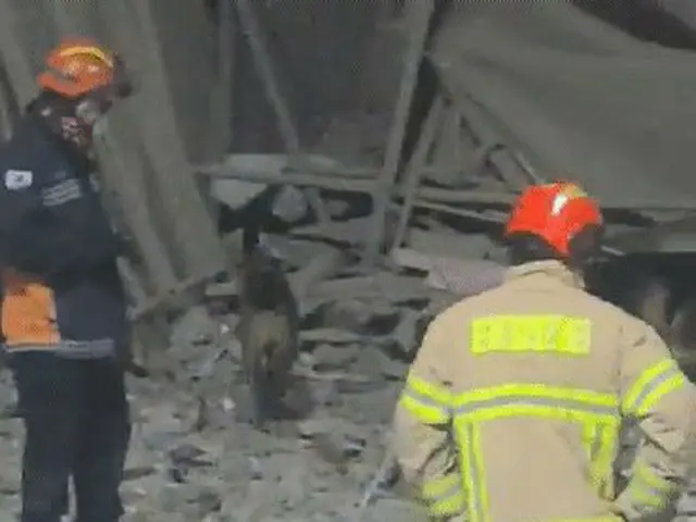 光州マンション建設現場での崩壊事故から17日