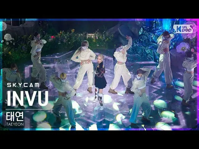 【公式sb1】【航空カム4K】テヨン「INVU」(TAEYEON Sky Cam)│@SBS 人気歌謡_2022.02.20