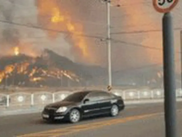 慶尚北道蔚珍郡で起きた山火事がすごいことになっていると話題に