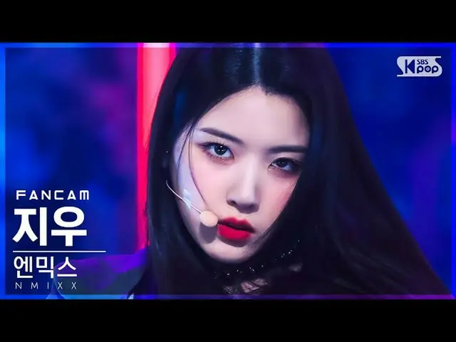 【公式sb1】【安房1列_】 NMIXX_  消す 'OO' (NMIXX_ _  JIWOO FanCam)│@SBS 人気歌謡_2022.03.06.  