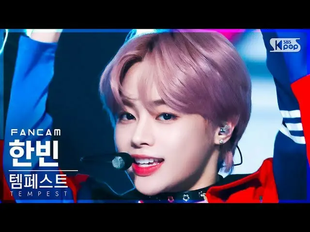 【公式sb1】【安房1列_】テンペストハンビン「Bad News」(TEMPEST HANBIN FanCam)│@SBS 人気歌謡_2022.03.13