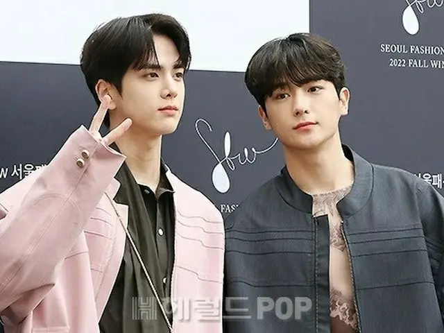 THE BOYZ ヨンフン＆ヒョンジェ、「2022 F/W ソウルファッションウィーク」BONBOMコレクションフォトタイムに登場