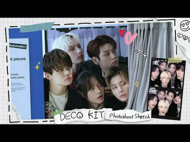 【公式】TXT、TXT(TOMORROW X TOGETHER(TXT)) '2022 DECO KIT' Photoshoot Sketch  