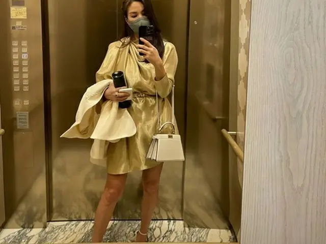 女優コ・ソヨン、昨日のヒョンビン＆ソン・イェジン結婚式に出席した際のファッションを公開