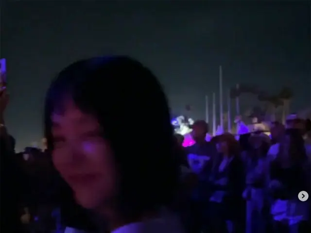女優イ・ユビ、米カリフォルニアで開催の音楽フェス「Coachella Valley Music and Arts Festival」でジャスティン・ビーバーが近