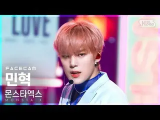 【公式sb1】【フェイスカム4K】MONSTA X_ ミンヒョク「LOVE」(MONSTA X_ _ MINHYUK FaceCam)│@SBS 人気歌謡_20