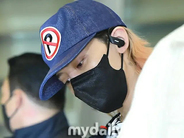 G-DRAGON(BIGBANG)、仁川国際空港に到着