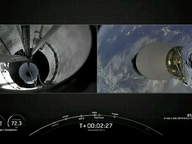 韓国初の地球観測用民間衛星「世宗1号」、分離成功