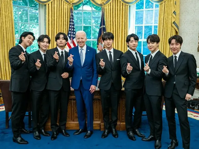 BTS(防弾少年団)、バイデン米大統領と記念撮影