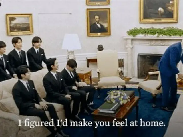 「BTS(防弾少年団)」、米ホワイトハウスでバイデン大統領とのひとときが公開される