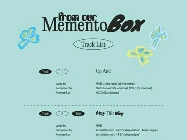 fromis_9、5thミニアルバム「from our Memento Box」のトラックリストを公開