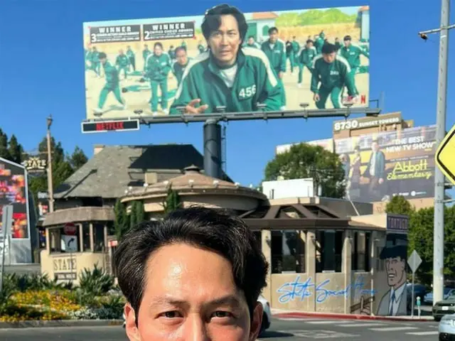 俳優イ・ジョンジェ、LAでの写真が話題に