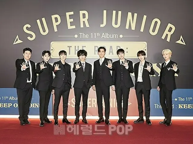 SUPER JUNIOR、11thフルアルバムVol.1「The Road : Keep on Going」の発売記念記者懇談会を開催