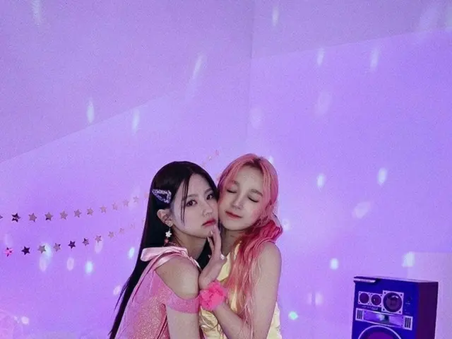 (G)I-DLE ミヨン＆ウギ、キュートすぎるツーショットが話題