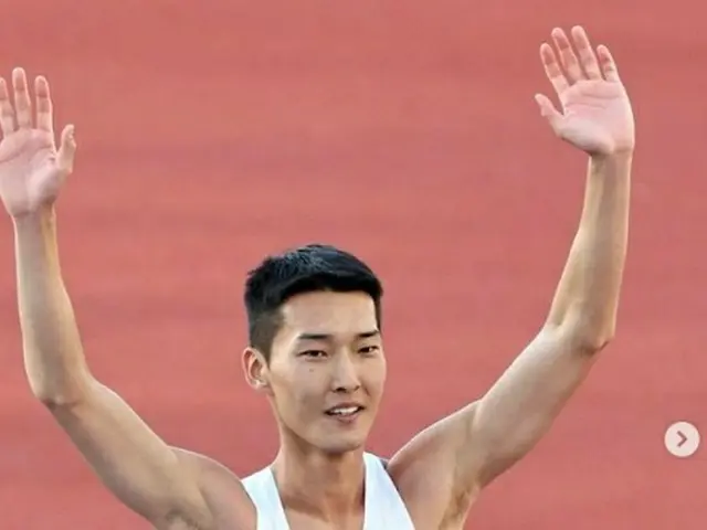 男子走り高跳びのウ・サンヒョク選手、「2022世界陸上」で銀メダル獲得