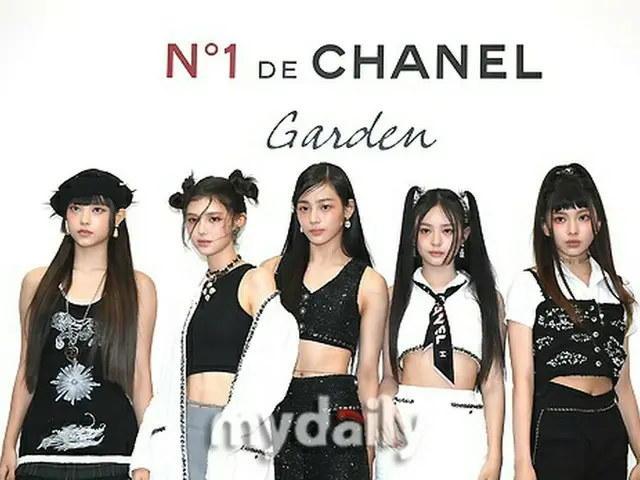 HYBEの新人NewJeans、シャネル N°1 DE CHANEL GARDENイベントに出席