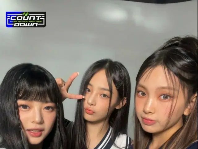 HYBEの新人NewJeans、「M COUNTDOWN」での自撮り写真を公開