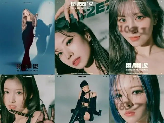 TWICE、ニューアルバム「BETWEEN 1&2」のコンセプトフォトを公開
