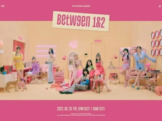 TWICE、ニューアルバム「BETWEEN 1&2」のコンセプトフォトを追加公開