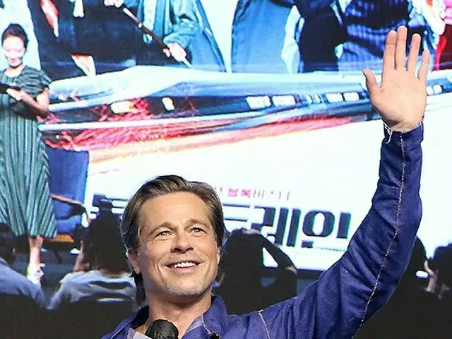 ブラッド・ピット＆アーロン・テイラー＝ジョンソン、映画「ブレット・トレイン」の韓国記者会見に出席