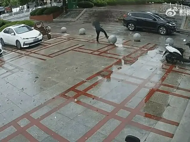 中国の駐車場