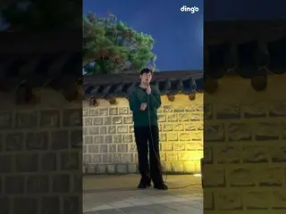 【公式din】  全州韓屋村に響くイ・ソクフン(sg WANNABE)_  声..💚 (曲名：馬鹿に馬鹿が)  