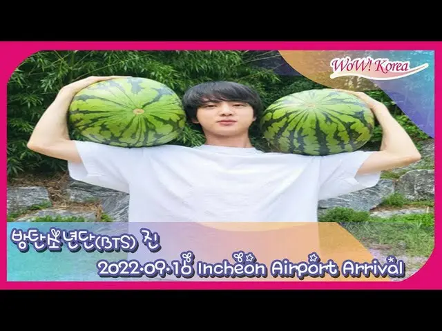 JIN(BTS)、アメリカから帰国＠仁川国際空港