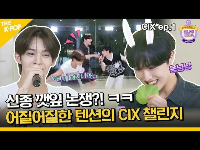【公式sbp】 (CIX_ _  ep-1 / Idol_Challenge) 新種のカメ葉論争？赤ちゃんのウサギはかき葉を噛んでいます...めまいCIX_ _