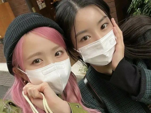 クォン・ウンビ、本田仁美＆矢吹奈子との再会写真を公開。
