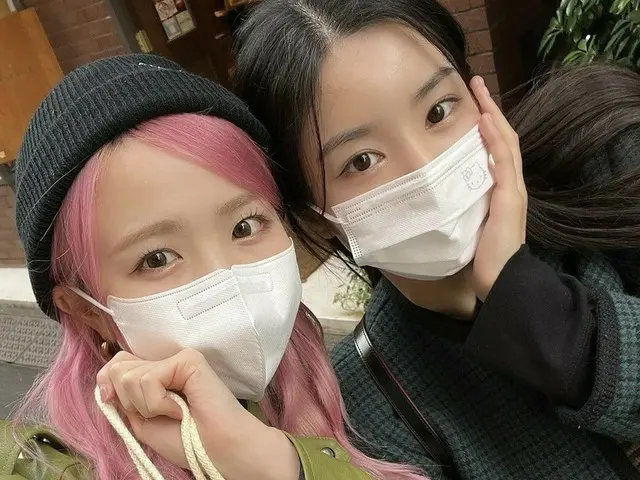 クォン・ウンビ、本田仁美＆矢吹奈子との再会写真を公開