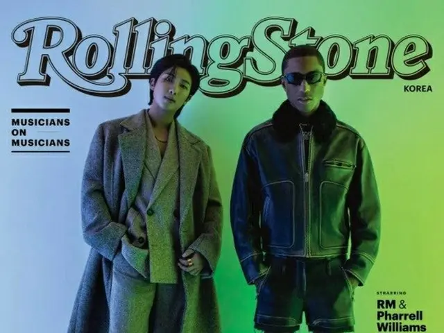RM(BTS)、ファレル・ウィリアムスとの画報公開