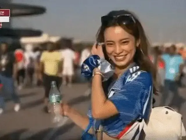 W杯のKBS映像(FIFA国際映像)に映り込んだ“謎の美女”が韓国で話題に
