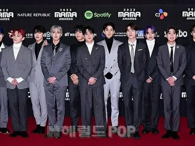 JO1、「2022 MAMA AWARDS」レッドカーペットに出席