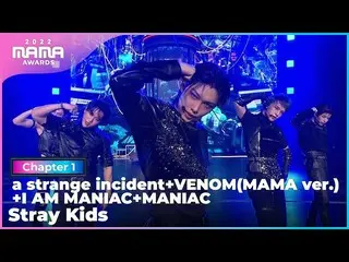 【公式mnk】[2022 MAMA] Stray Kids_ _  - a strange incident+VENOM(MAMA ver.)+I AM MAN